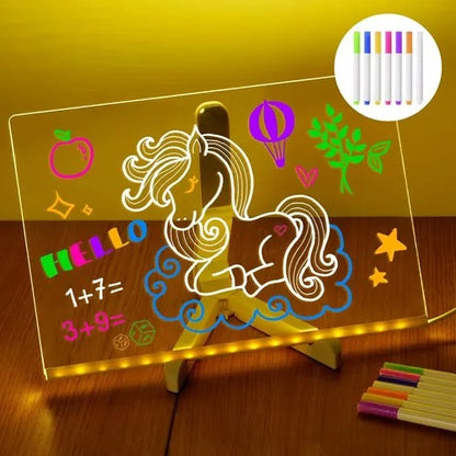 PIZARRA LED MÁGICA 7 PULGADAS + GRATIS 7 ROTULADORES